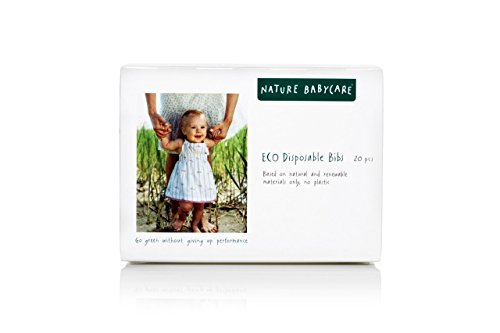 Naty by Nature Babycare Disposable Bibs - 4 packs of 20 bibs (Total 80 bibs)