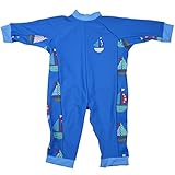 Splash About Boy's Sun Protection UV All-in-One Sun/Eczema Suit - Set Sail, 1 - 2 Years