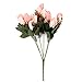 Produktbild Artificial Dried Flowers - 6 Ks Tulip Flowers Real Touch Fake Flower Wedding Bridal Holding Floral Bouquet Home Garden - Centerpiece From China Plastic Bouquet Lot Dianthus Plant Pu Latex