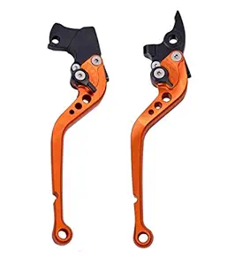 AOW Attractive Offer World Adjustable Bike Clutch and Brake Lever Set for Ktm Duke Rc 200