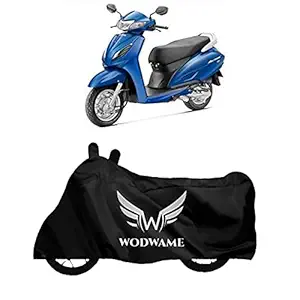 DARROR. Honda Activa 6G Scooty and Honda Bikes Body Cover and 100% Water Resistant (Black)
