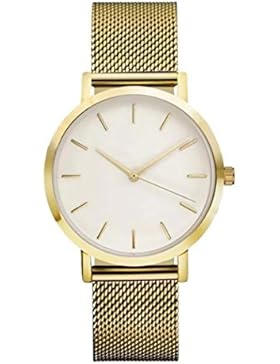 Sunnywill Frauen Mädchen Damen Schöne Mode Kristall Edelstahl Analoge Quarz Armbanduhr Uhr für Weibliche Studenten...