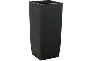 ‎VIVANNO VIVANNO Blumenkübel Zink Linea 70 cm - mit Bewässerungssystem, Pflanzkübel Anthrazit mit seidenmatter Oberfläche hoch