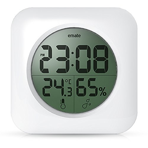 Wasserdicht Dusche Uhr LCD-Display, Digital-Badezimmer-K¨¹chen-Wand-Saugnapf Uhr, Big Desktop-Tischuhr