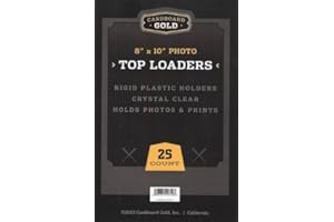 Cardboard Gold 8 x 10 Photo Top Loaders (25ct) - Next Generation Archival Protection by Cardboard Gold