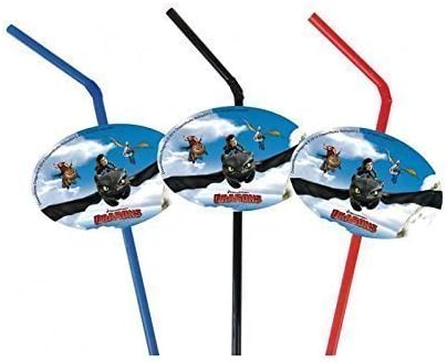 8 Flexible drinking straws - How to Train Your Dragon