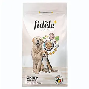 Fidele+, Dry Dog Food, Adult Light & Senior 3-Kg