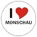 Produktbild I Love MONTABAUR Laptopaufkleber Laptopskin 210x210 mm rund