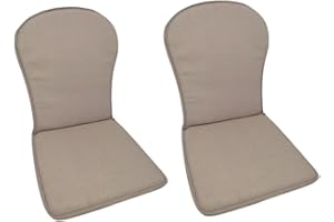 MR. COJIN Pack-2 Unidades COJIN Silla Jardin Respaldo MONOBLOC (Arena)