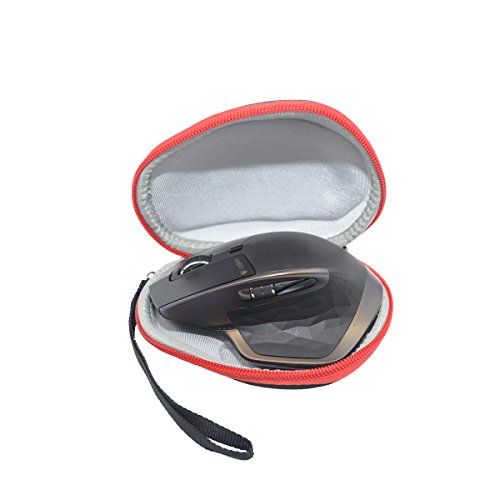 SANVSEN Étui de Voyage Rigide Housse Cas pour Logitech MX Master/Master 2S Souris sans Fil Souris Bluetooth by (Rouge)