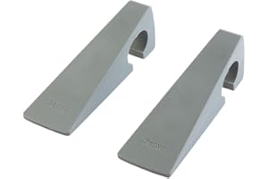 luxdag Tope para puertas y ventanas de silicona con práctico soporte de puerta para colgar (color a elegir), cuña antideslizante para ventanas y puertas, piedra, alfombra y madera