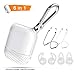 Price comparison product image AirPods Case 6 in 1 Airpods Accessories Kits Protective Silicone Cover and Skin for Apple Airpods Charging Case with Airpods Ear Hook Grips/Airpods Straps/Airpods Clips/Skin/Tips/Grips Transparent