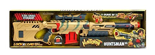 ✓ Análisis y opinion sobre NERF FRANCOTIRADOR Lanard Huntsman 50 3-in-1 Blaster