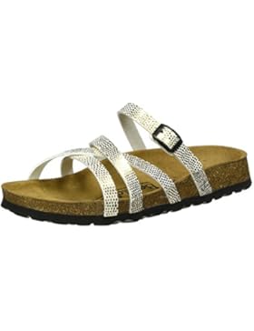 Betula Damen Stripes Cross Buckle Pantoletten