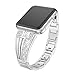 Produktbild Upxiang für Apple Watch Series 4/3/2/1 38mm/40mm Armaband Metall Strass Diamant Wrist Band Strap Ersetze Uhrenarmband Sport Armbänder