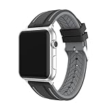 Für Apple Watch Armband 42mm,TOPsic Sport Armbanduhr Silikon Armband Ersatzarmband Armband für Apple Watch Armband 42mm Series 1 / 2 / 3, Sport, Edition