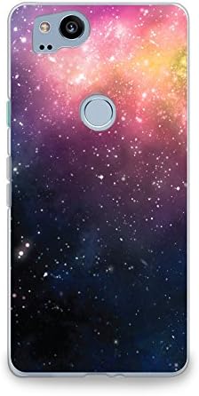 Google Pixel 2 Case, CasesByLorraine Abstract Galaxy Sky Stardust Space Nebula Case Flexible TPU Soft Gel Protective Phone Cover for Google Pixel 2 (2017) (P23)