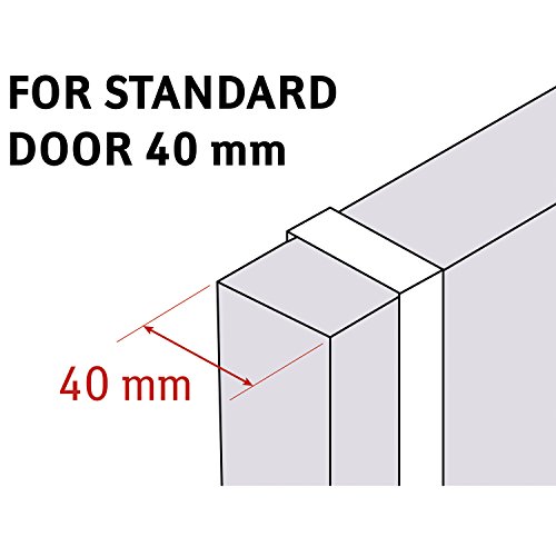 ArtMoon Luck über Tür 3-Tier Handtuchhalter mit 2 Haken Stahl verchromt 49X10.6X54cm - 3