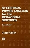 Image de Statistical Power Analysis for the Behavioral Sciences