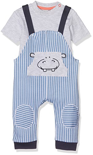 natubini Baby-Jungen Bekleidungsset Set aus Latzhose und T-Shirt Bio-Baumwolle