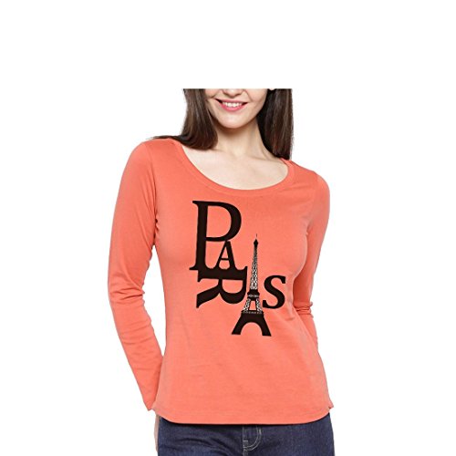 Lime Printed Round T Shirts For Women RS.299 (67.00% Off) - Amazon