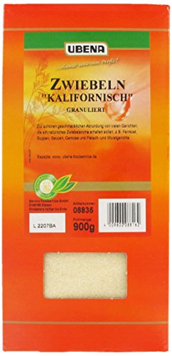 Preisvergleich Produktbild UBENA Zwiebeln"Kalifornisch" granuliert, 1er Pack (1 x 0.9 kg)