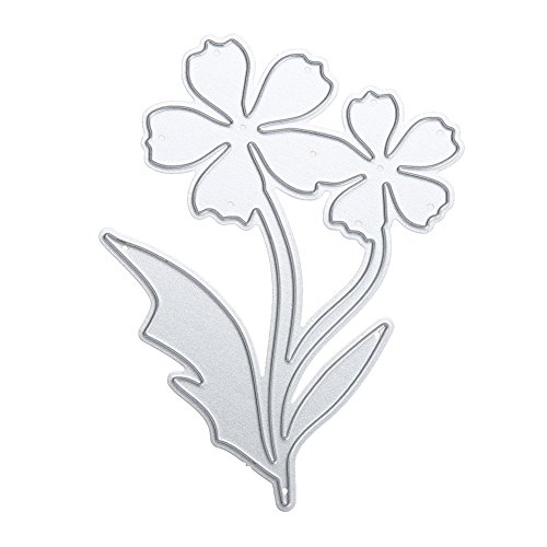 Amazingdeal365 Blumen 1 Metall Form Schablonen Schneiden DIY Dekor Sammelalbum Karten Buchzeichen Lesezeichen als Geschenk für Freunde Geburtstag Kinder,Kindergarten Hobby Schule Handarbeit Unterricht usw. Ein tolles Geschenk!