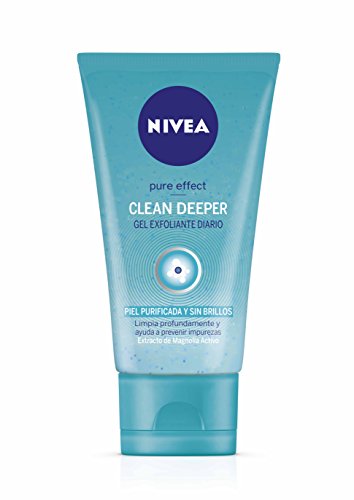 NIVEA Clean Deeper Gel Exfoliante, Diario para Cara y Rostro - 150 ml