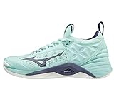  Mizuno Wave Momentum, Zapatillas de Voleibol para Mujer, Azul (BlueLight/AstralAura/White 28), 39 EU