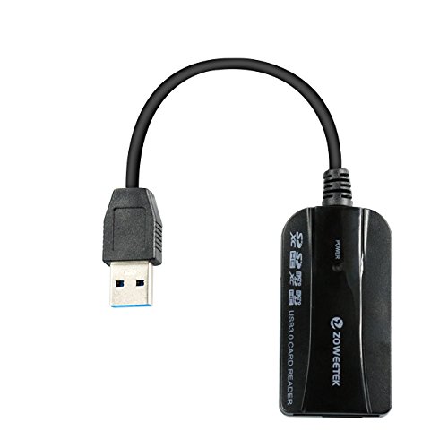 Zoweetek® SuperSpeed Multi-in-1 USB 3.0 Kartenleser Kartenlesegerät mit zwei TF/SD Kartenslots für SD, SD-HC, SD-XC, MMC, RS-MMC und Micro SD Karten - 7