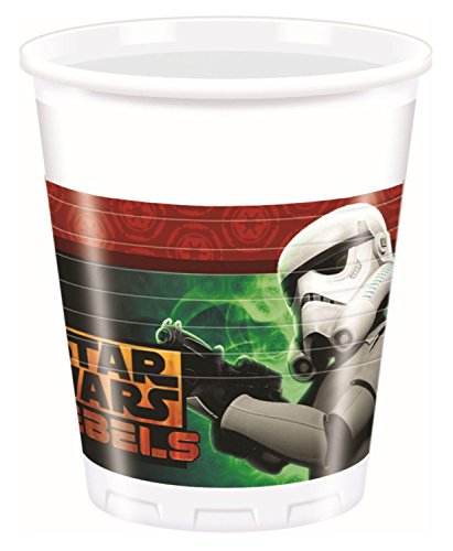 Procos 10108575B – Kinderpartyset – Star Wars Rebels, Größe XL, 66-teilig - 3