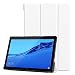 Produktbild huichang Huawei Mediapad T5 10 Zoll Hülle, Ultra Schlank Schutzhülle Case mit Zwei Einstellbarem Standfunktion für Huawei Mediapad T5 Tablet (Weiß)