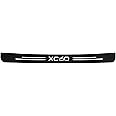MAATEE Car Carbon Fiber Rear Bumper Protector Guard Strips, for Volvo XC60 XC 60, Car Trunk Sill Plate Cover Anti-Scratch Scuff Decorative Sticker