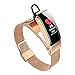 Produktbild Glowjoy B31 Fitness Armband mit Pulsuhr,Wasserdicht IP68 Fitness Uhr Smartwatch Fitness Tracker Blutsauerstoff Schrittzähler Sportuhr für Damen Herren Kompatibel für iOS Android Handy (Gold )