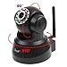 Produktbild Tomorrowtop EASYN Überwachungskamera Set cam WiFi Lan/WLan zwei-Wege Audio Pan Tilt IP Kamera MAC / Windows / Linux kompatibel Nachtsicht, Alarm per Email, FTP. IR LED 2-Audio Nightvision Schwarz