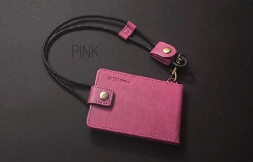 Snappi Security ID Card Badge Holder with Adjustable Neck Lanyard (Pink)