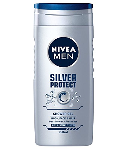 Nivea Men Silver Protect Shower Gel, 250 ml - Pack of 6