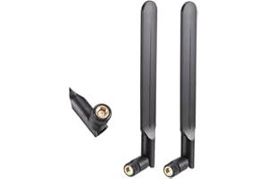 TREADALT-TEC Antenna 4G LTE 10dBi SMA Maschio (perno interno antenna cellulare per 4G LTE Wireless CPE Router Hotspot Gateway cellulare Router IoT industriale Trail Camera Gioco Telecamera di sicurezza esterna