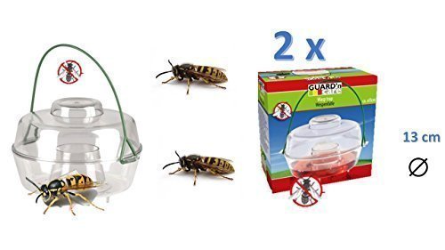 Preisvergleich Produktbild Wespenfänger 2er Set inkl. Lockstoff, Wespenfalle