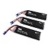 Produktbild Wwman 3pcs 7.4V 2700mAh 10C Batterie für Hubsan H501S X4 H501C RC quadcopter Drohne Ersatzteil