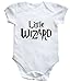 HippoWarehouse LITTLE WIZARD baby vest boys girls