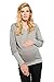 My Tummy Maternity Sweatshirt Jumper Blouse Naomi Silver Heather Grey M (Medium)