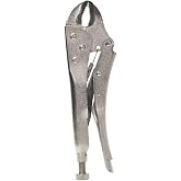 Eltos Ayarlı Pense, 10", 250 mm, Locking Wrench, Y&uuml;ksek Vasıflı &Ccedil;elik, Nikel Kaplama, HRC-38 HRC-45, Kilitli Pense, Profesyon