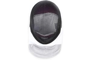 LEONARK Masque de fleuret d'escrime Noir 350NW avec Doublure intérieure Amovible Casque certifié CE de qualité Nationale