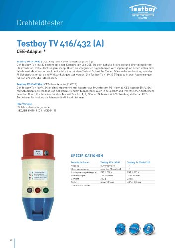 Testboy TV 432 Drehrichtungsmesser - 4