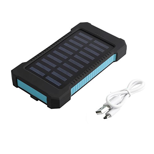 Preisvergleich Produktbild guoxuEE Wasserdichtes tragbares Solarladegerät 300000mAh Dual USB Battery Power Bank