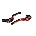 Produktbild MG Kupplungshebel + Bremshebel rot klappbar & verstellbar mit ABE Honda CB 750 F2 Seven Fifty RC42 92-03