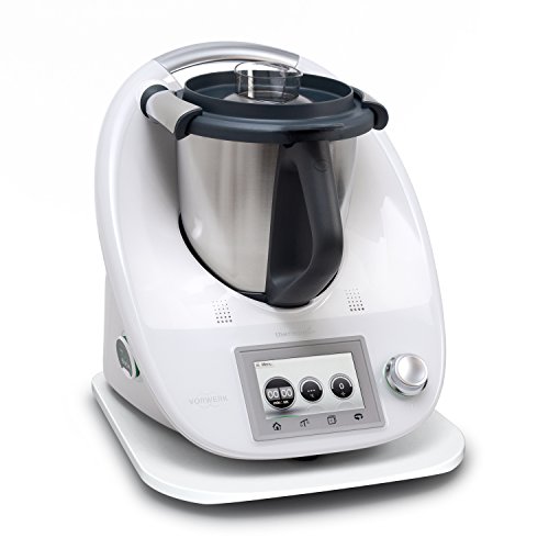 ThermoSlider M aus Mineralwerkstoff HI-MACS: Gleitbrett für den Thermomix TM5 / TM31 (in verschiedenen Farben erhältlich) – Alpine White, TM5 - 4