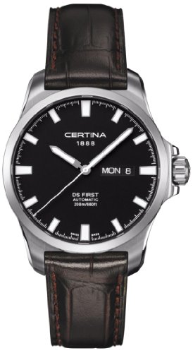 Certina Herren-Armbanduhr XL Analog Automatik Leder C014.407.16.051.00