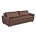 Produktbild MACOShopde by MACO Möbel Schlafsofa 3-Sitzer Schlafcouch Bett in Dunkelbraun mit Bettkasten und Schlaffunktion